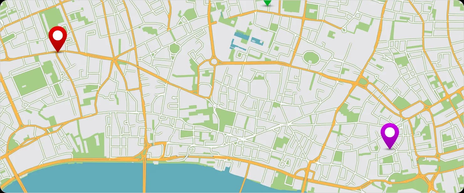 Training Location Map